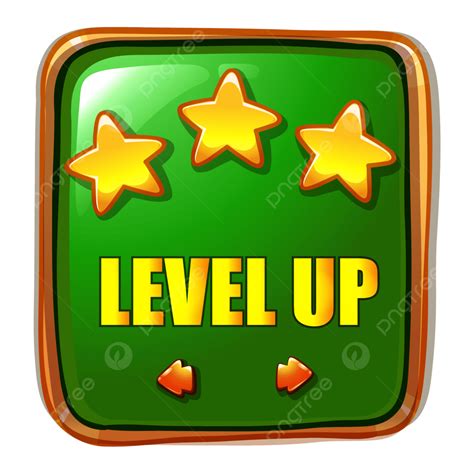 Level Up Game Vector Design Images, Game Level Up Design Interface ...