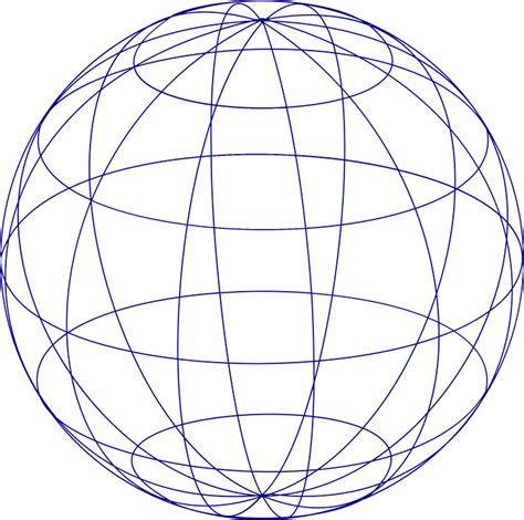 Sphere Globe Grid · Free vector graphic on Pixabay