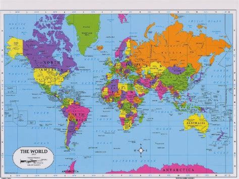 World Map Of States