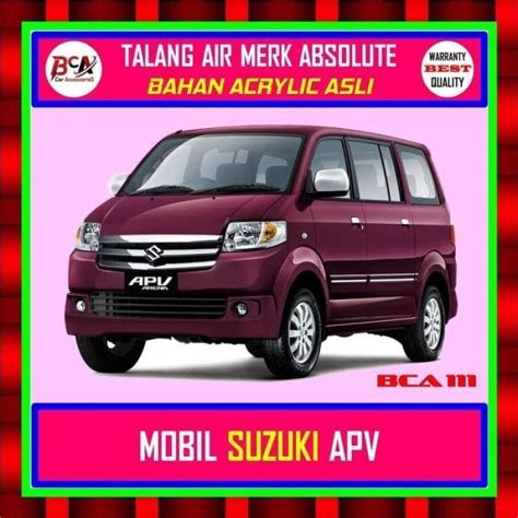 Promo TALANG AIR MOBIL APV [SUZUKI] [SILVER] [MODEL LEBAR] - ARARYASHOP ...