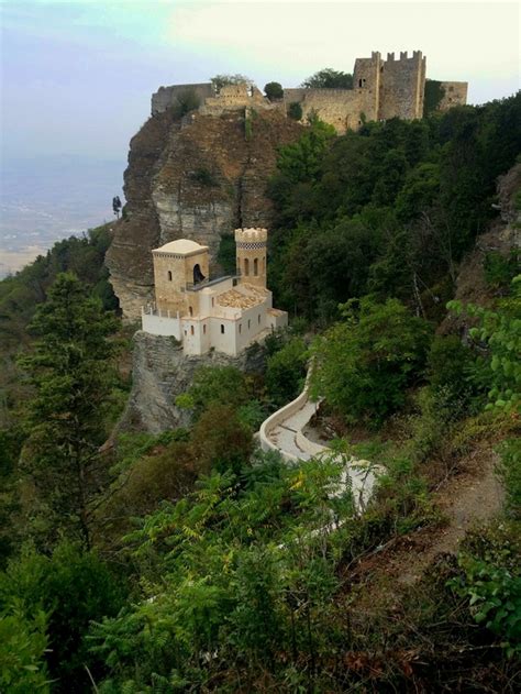 Erice Italy An ancient castle village high on the hilltops and one of my favorite places in ...