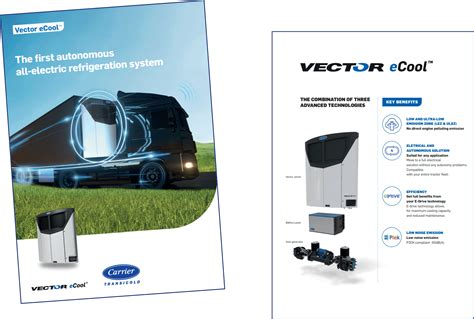 Carrier Vector eCool sustainable electric refrigeration unit