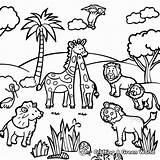 Habitat Coloring Pages  Free & Printable sketch template