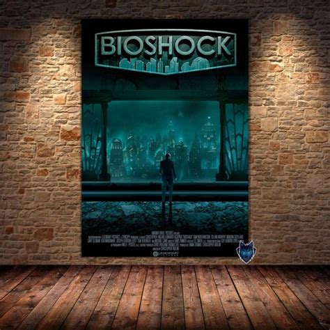 Bioshock Poster Rapture & Columbia Wall Art Rolled Canvas - Etsy