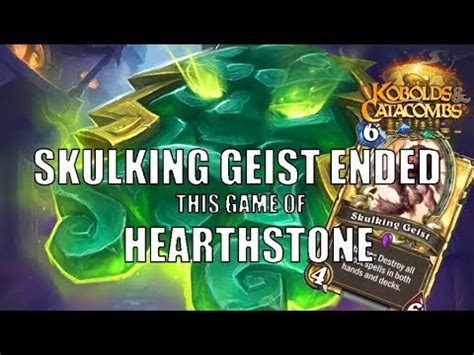 Skulking Geist ended Hearthstone (this game) - YouTube