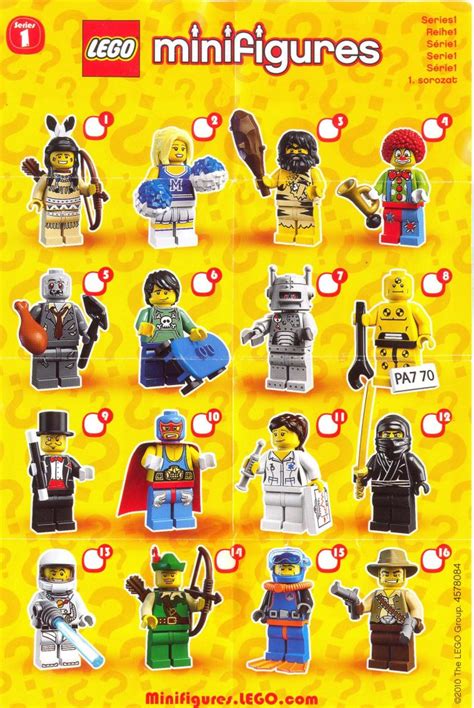 Collectible Minifigure Series Guide - bricksphere.net