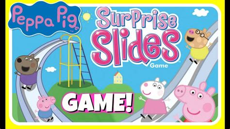 Peppa Pig Surprise Slides GAME! NEW!! Peppa Pig & George Pig! Nick Jr Fun Games YouTube Video ...