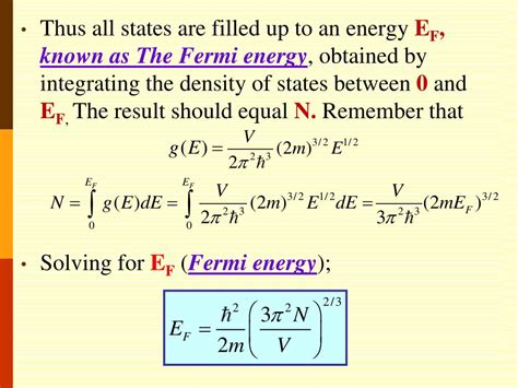 PPT - C hapter 6: Free Electron Fermi Gas PowerPoint Presentation, free download - ID:4123240