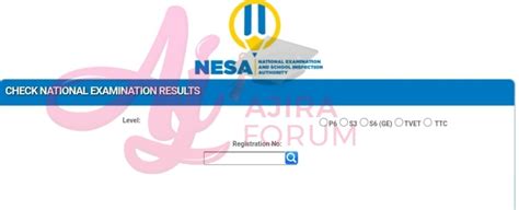 NESA Results 2024 – Level: P6, S3, S6, TVET, TTC at 41.74.172.64 2023/ ...