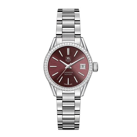 Carrera Lady Diamond Bezel Calibre 9 watch | TAG Heuer | The Jewellery ...