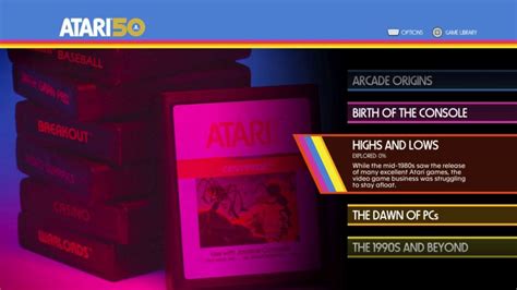 Atari 50 Anniversary Collection Review - Interactive Museum