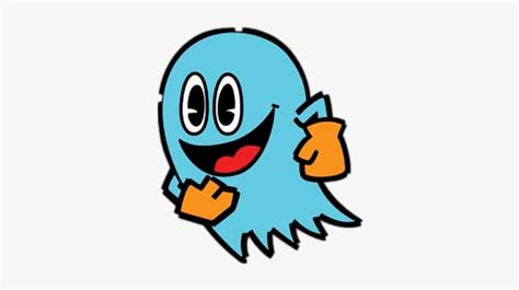 Pac Man Inky - Pac Man Ghost Cartoon Transparent PNG - 400x400 - Free ...