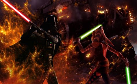 Darth Vader VS Ahsoka Tano | Star Wars | Pinterest | Ahsoka tano, Darth vader and Star wars rebels