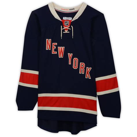 New York Rangers Player-Issued Navy Heritage Jersey - Size 58G