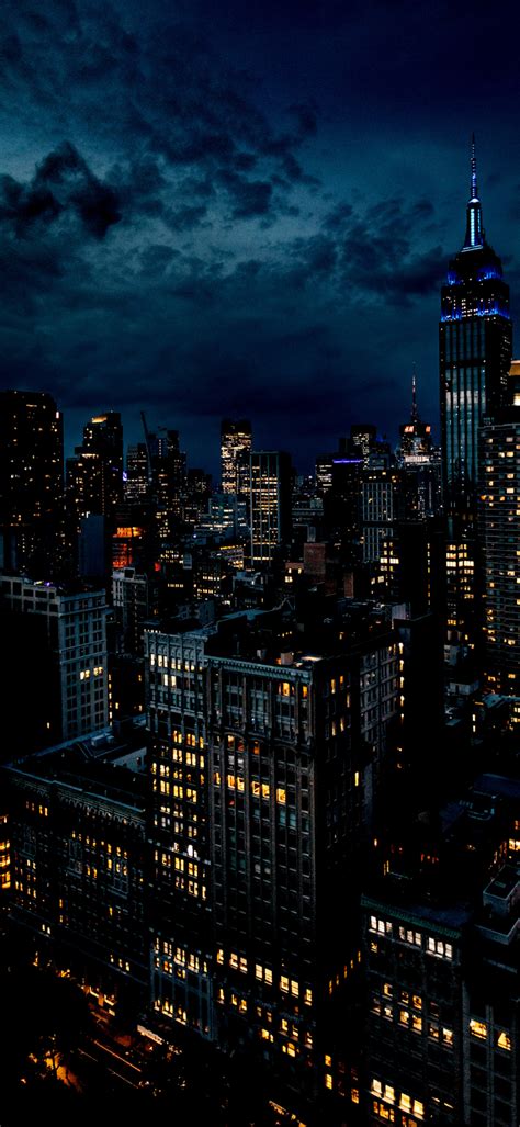 Gotham City (1440x3120) - Amoledbackgrounds | City iphone wallpaper ...