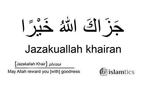 Jazakallah Khair or Jazakallah Khairan Meaning & How to Reply Nicely.