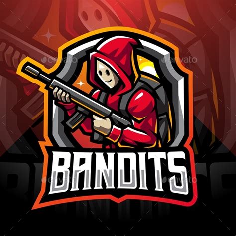 Bandit Esport Mascot by Visink | GraphicRiver