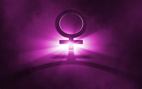 Glowing Female Symbol Wallpaper by FearOfTheBlackWolf on DeviantArt