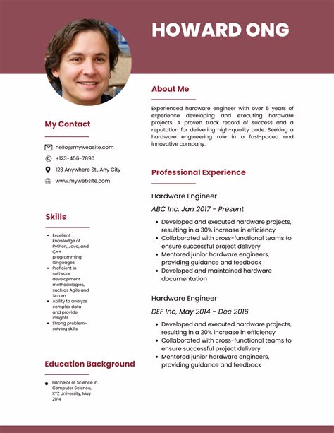 Resume Examples 2024