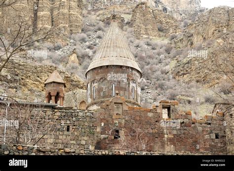 Ancient monastery Geghard in Armenia Stock Photo - Alamy