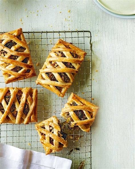 Greek cheese and veg lattice tarts recipe | delicious. magazine