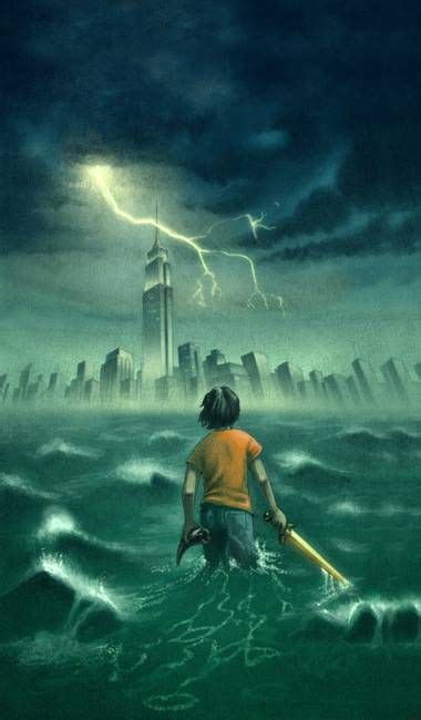 The Lightning Thief by John Rocco [©2009] | Percy jackson, Livros de ...