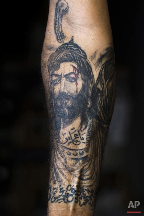 Lebanon Shiite tattoos — AP Photos