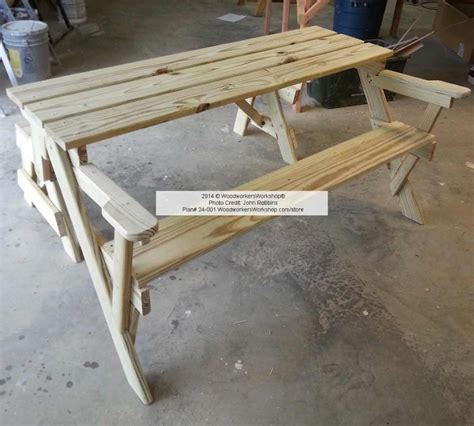 Convertible Folding Picnic Bench Table – WoodchuckCanuck.com