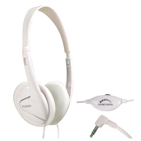 SoundLAB Switched Lightweight Stereo Headphones With Volume Control at ...