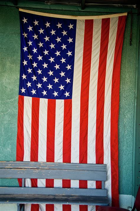 A 48 Star American Flag From1959 by Ray Laskowitz