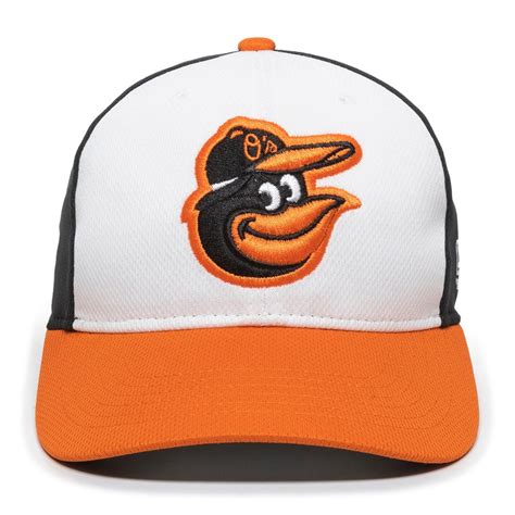 MLB-350-Baltimore Orioles™ White/Black/Orange 1BAH-HOME | Outdoor Cap - Team Headwear