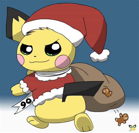 Sparks, the Xmas cookie thief by pichu90 on DeviantArt