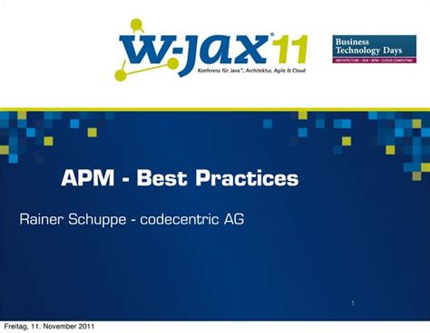 Apm best practices | PPT