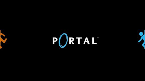 Portal logo, Portal (game) HD wallpaper | Wallpaper Flare