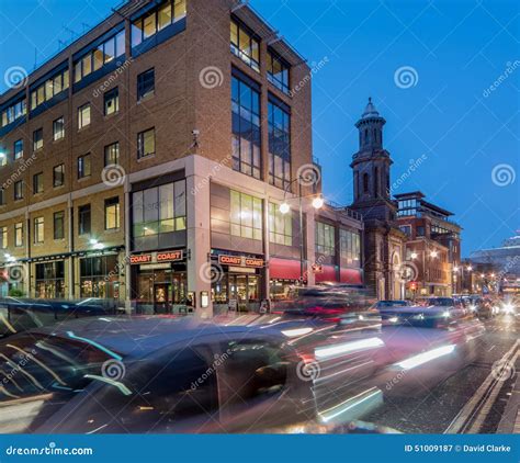 City Traffic on Broad Street, Birmingham, at Dusk Editorial Photography - Image of deutsche ...