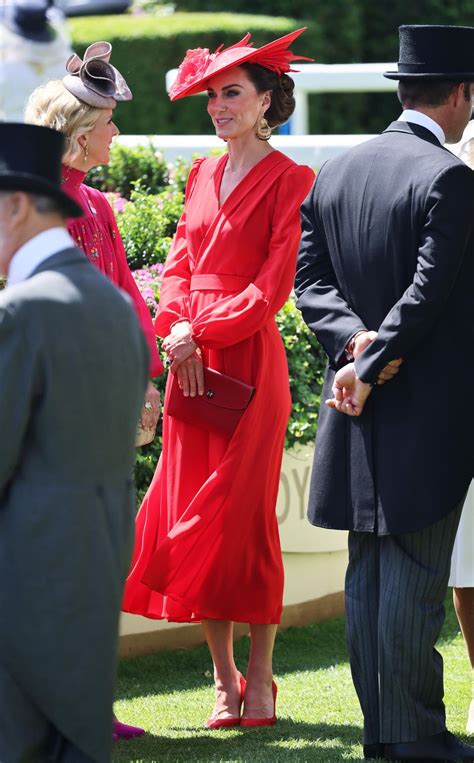 Catherine, Princess of Wales: In Signalrot begeistert sie in Ascot ...