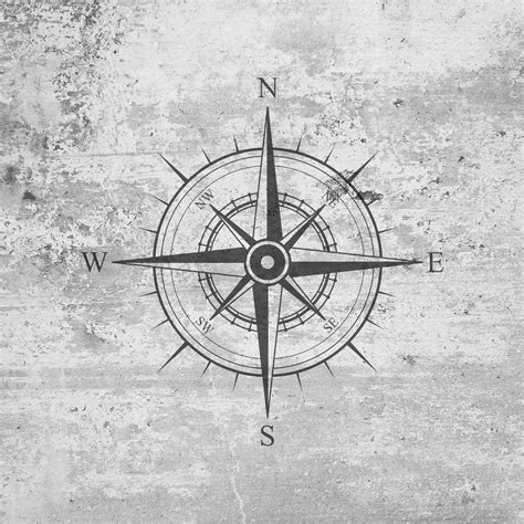 Compass Rose Vintage Background