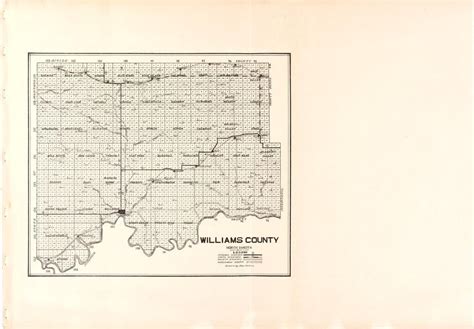 Williams County Nd Map | Cities And Towns Map