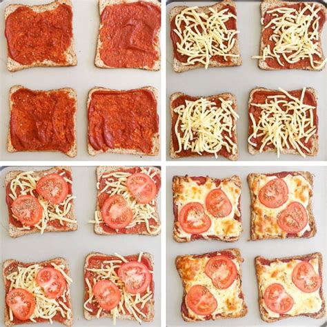 Pizza Toast - Healthy Little Foodies