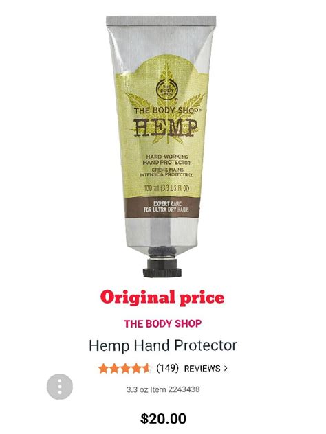 The Body Shop HEMP Hand Cream, Beauty & Personal Care, Bath & Body, Body Care on Carousell