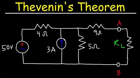 Thevenin's Theorem - Circuit Analysis - YouTube