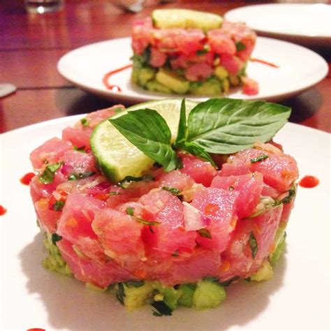 Thai Tuna Tartare - Choosingchia