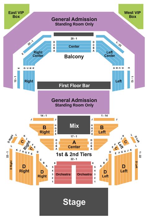 Irvine Bowl Seating Map | Elcho Table