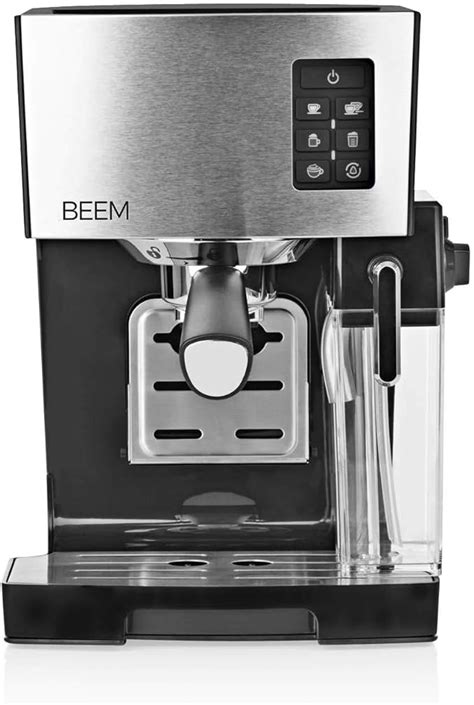 Beem Espresso-Machine 1110SR - Element of Coffee & Tea, 1450 W, 19 bar, Milk Frother, Stainless ...