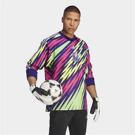 Adidas Mexico Icon Goalkeeper Jersey - Team College Purple - Football ...