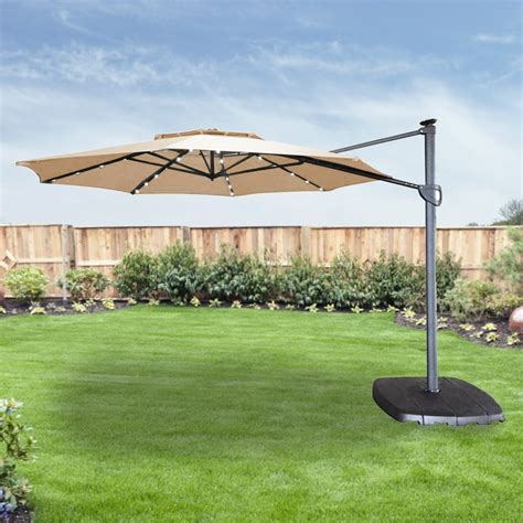 Garden Winds Replacement Canopy for the Simply Shade 11ft LED Umbrella ...