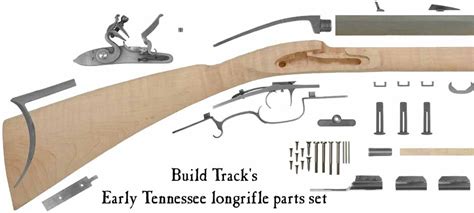 Build Track's Early Tennessee longrifle kit, flintlock, traditional ...