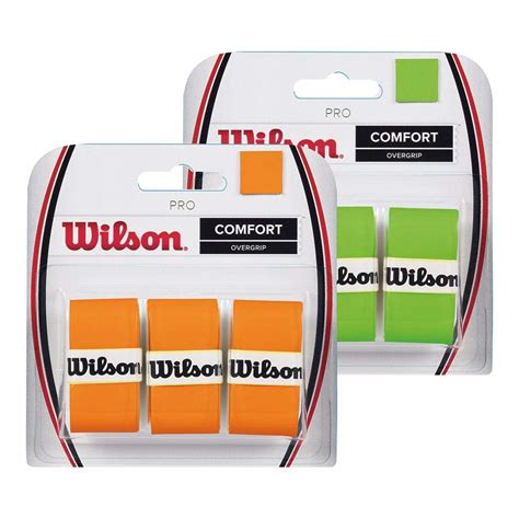 Wilson Tennis Pro Racket Over Grips (Multiple colours/pack sizes ...