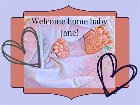 Welcome Home Baby Yard Sign - Etsy