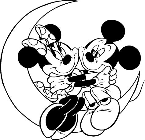 Mickey And Minnie Coloring Pages | Holiday Coloring Pages